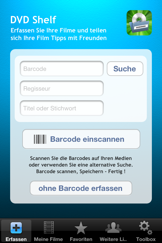 App Tipp: DVDs verwalten mit DVD Shelf App Tipp: DVDs verwalten mit DVD Shelf
